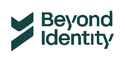 Beyond Identity logo: teal geometric mark to the left of the 'Beyond Identity' wordmark